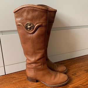 Tory Burch Riding Leather Boots size 7.5